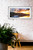 Evgeni Tcherkasski, Boat and Sunrise, EFX, EFX Gallery, art, photography, giclée, prints, picture frames, Evgeni Tcherkasski Boat and Sunrise on 36" frame near brick wall