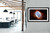 James Webb Space Telescope/NASA/ESA, Southern Ring Nebula, EFX, EFX Gallery, art, photography, giclée, prints, picture frames, Southern Ring Nebula 45" landscape frame in office