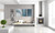 Oliver Niblett, Oculus World Trade Center, EFX, EFX Gallery, art, photography, giclée, prints, picture frames, Oliver Niblett Oculus World Trade Center on 45" multi-frame 3-section in living room