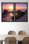 Christopher Moore, Sunrise over Seychelles Beach, EFX, EFX Gallery, art, photography, giclée, prints, picture frames, Sunrise over Seychelles Beach 45" multi-frame 2 section in dining room