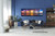 KnobbyB, Tamarindo Beach, EFX, EFX Gallery, art, photography, giclée, prints, picture frames, KnobbyB Tamarindo Beach on 36" multi-frame 5-section in living room
