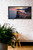 Anders Jildén, Vernazza Italy Sunset, EFX, EFX Gallery, art, photography, giclée, prints, picture frames, Vernazza Italy Sunset 36" landscape frame on brick wall