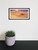 Falkenpost, The Fiery Gobi Desert, EFX, EFX Gallery, art, photography, giclée, prints, picture frames, The Fiery Gobi Desert 36" landscape frame on white wall with plant