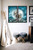 Myriams-Fotos, Wolves in the Moonlight, EFX, EFX Gallery, art, photography, giclée, prints, picture frames, Wolves in the Moonlight 36" multi-frame 2 section in room with teepee