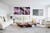 James Venuti, Moving Fast, EFX, EFX Gallery, art, photography, giclée, prints, picture frames, Moving Fast 45" multi-frame 3 section in living room