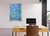 Claude Monet, Blue Water Lilies, EFX, EFX Gallery, art, photography, giclée, prints, picture frames, Blue Water Lilies 45" portrait frame in office area