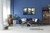 Stefan Keller, Guardian Angel, EFX, EFX Gallery, art, photography, giclée, prints, picture frames, Guardian Angel 24" multi-frame 3 section in dark blue living room