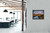 David Groves, Manhattan Pilings, EFX, EFX Gallery, art, photography, giclée, prints, picture frames, Manhattan Pilings 24" landscape frame in office