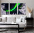 Skeeze, Winter Aurora EFX, EFX Gallery, art, photography, giclée, prints, picture frames, Winter Aurora 45" multi-frame 3 section in living room area