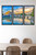 Michael Kleinsasser, Castel Sant'Angelo, EFX, EFX Gallery, art, photography, giclée, prints, picture frames, Castel Sant'Angelo 36" multi-frame 3 section in dining room