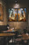 Rudy and Peter Skitterians, St Martin Cathedral in Lucca, EFX, EFX Gallery, art, photography, giclée, prints, picture frames, St Martin Cathedral in Lucca 45" multi-frame inside café