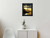 Stan Balik, Fjord Norway, EFX, EFX Gallery, art, photography, giclée, prints, picture frames, Fjord Norway 24" portrait frame on a white wall with a chair and plant
