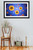 Arek Socha, Biology of the Human Cells, EFX, EFX Gallery, art, photography, giclée, prints, picture frames, Biology of the Human Cells 45" landscape frame on a white wall with a chair and plant