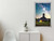 Evgeni Tcherkasski , Milky Way Sky Chapel, EFX, EFX Gallery, art, photography, giclée, prints, picture frames, Milky Way Sky Chapel 45" portrait frame on white wall with a plant and chair