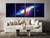 Galaxy, EFX, EFX Gallery, art, photography, giclée, prints, picture frames, Galaxy 45" multi-frame 4 section in living area
