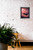 Enrique, Lightning Storm Beach, EFX, EFX Gallery, art, photography, giclée, prints, picture frames, Lightning Storm Beach 24" portrait frame on white brick wall