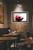 Christine Sponchia, Glass of Red Wine, EFX, EFX Gallery, art, photography, giclée, prints, picture frames, Glass of Red Wine 45" landscape frame inside café
