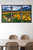 James Wheeler, Tulip Field, EFX, EFX Gallery, art, photography, giclée, prints, picture frames, James Wheeler Tulip Field on 36" multi-frame 3 section in dining room