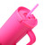 katiki drinkware 40oz big kahuna tumbler with straw lid rad pink