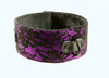 Purple D ring Collar w/ Black Lace