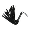 Leather 18" Suede Mini Whip 36 Tail Black