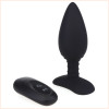 Anal Plug Silicone Vibrating Medium Plug  w Remote