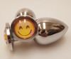 Smiley Emoji Metal Anal Plug