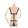 Strappy Cage Teddy - PVC Vegan Leather Body Harness