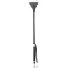 Crop - 21" PVC Leather Wide Tip Riding Crop