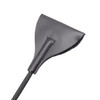 Crop - 21" PVC Leather Wide Tip Riding Crop