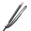 Crop - 21" PVC Leather Wide Tip Riding Crop