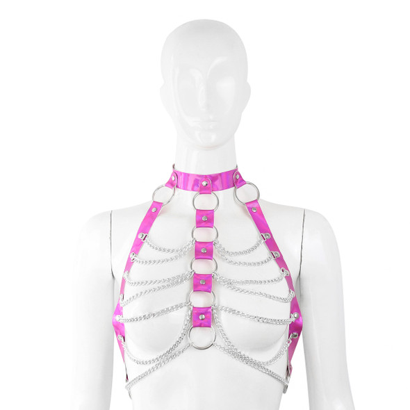 Chain Bra Top Holographic HU (3 color option)