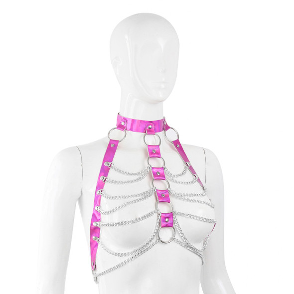 Chain Bra Top Holographic HU (3 color option)