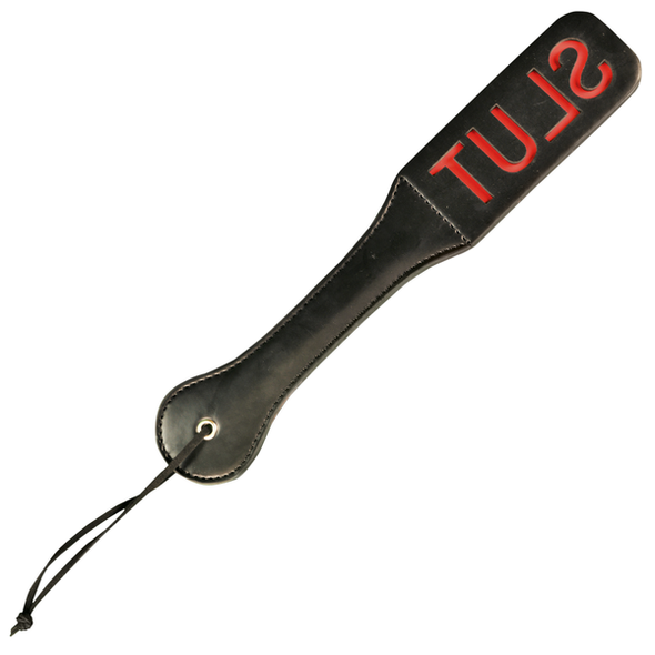 Slut impression paddle - let your lover know exactly what you think of them and leave a lasting impression - Perfect for Impact Play, BDSM - bring some kinky fun into your playtime