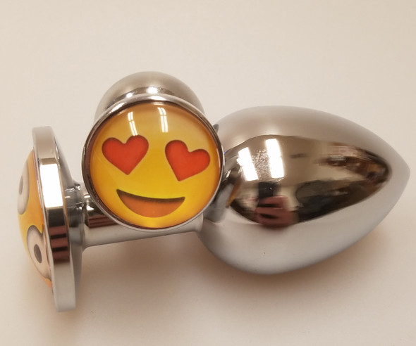 Heart Emoji Metal Anal Plug