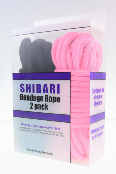 Rope 2 Pack Shibari Bondage Rope Kit (5 color combinations)