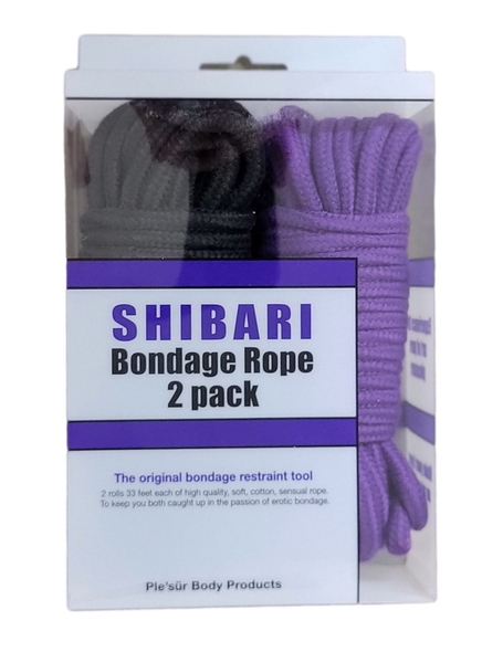 Rope 2 Pack Shibari Bondage Rope Kit (3 color combinations)