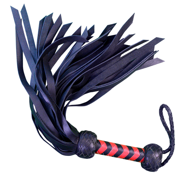Flogger - Leather 18" Softy Leather Mini Whip 36 Tail