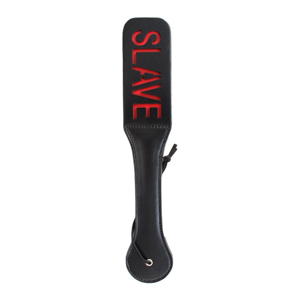 Slave imprint ass spanking paddle