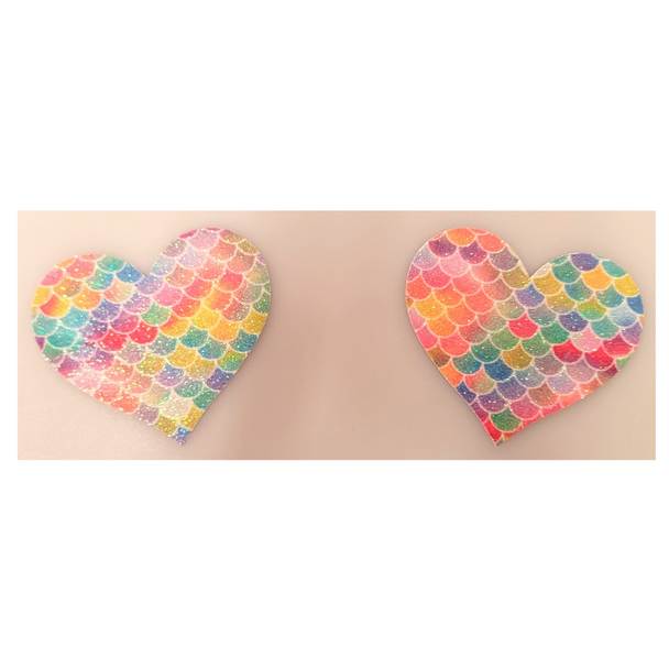 Heart Rainbow Sparkle Scales