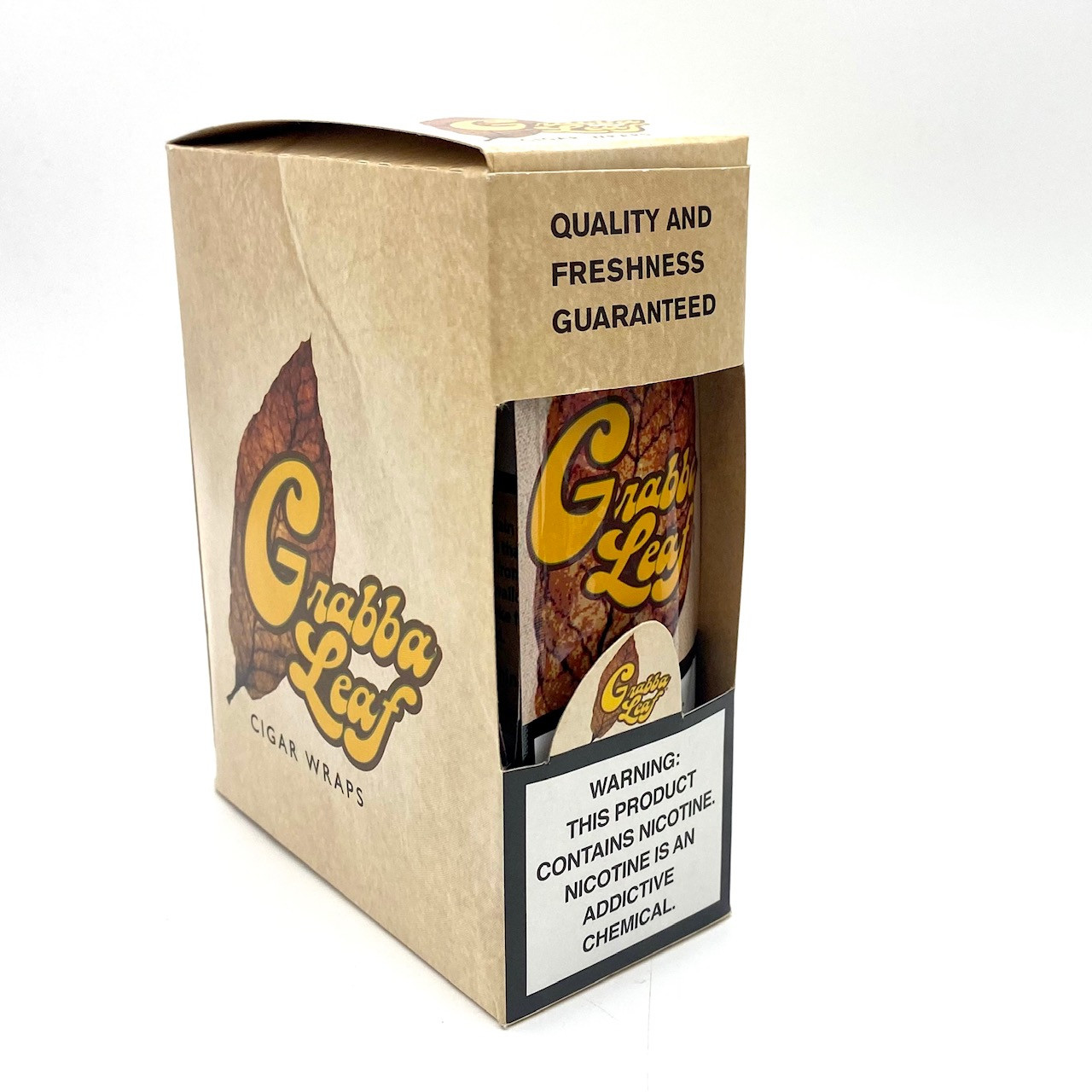 Box of 25 Grabba Leaf Cigar Wraps (2 leaves per pack)