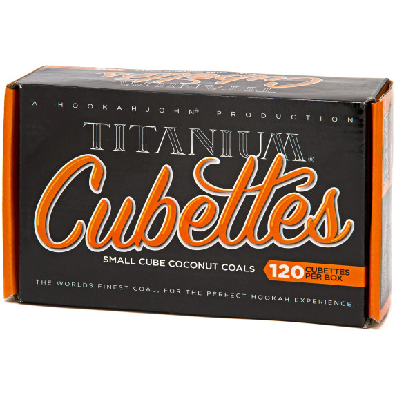 Titanium Charcoal Cubettes 120pcs