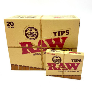 RAW Pre-Rolled Tips 20 ct.