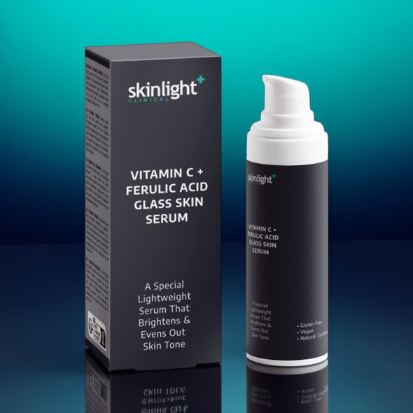 NEW! Glass Skin Brightening Vit C + Ferulic Acid  Serum