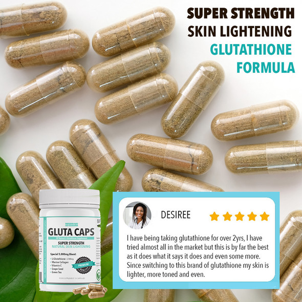 Glutathione Skin Lightening Supplement - Super Strength 