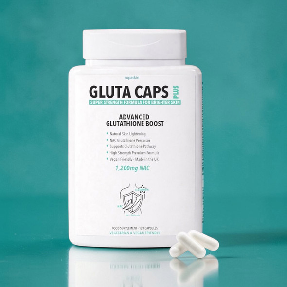 Glutathione Skin Lightening Supplement - Super Strength  - 60 Day Supply