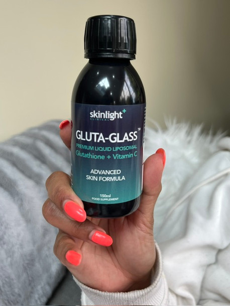 Skin Brightening Liposomal Glutathione & Vit C  Liquid - GLUTA-GLASS® 30 Day Supply