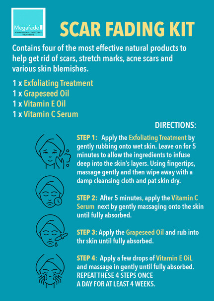 Natural Scar Fading Kit - 4 Products Natural Scar Fading Kit - 4 Products