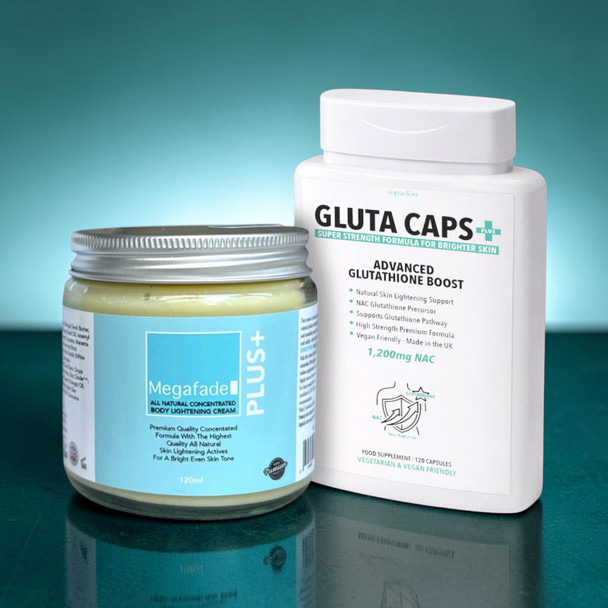 Body Lightening Cream + Gluta Caps Bundle Pack