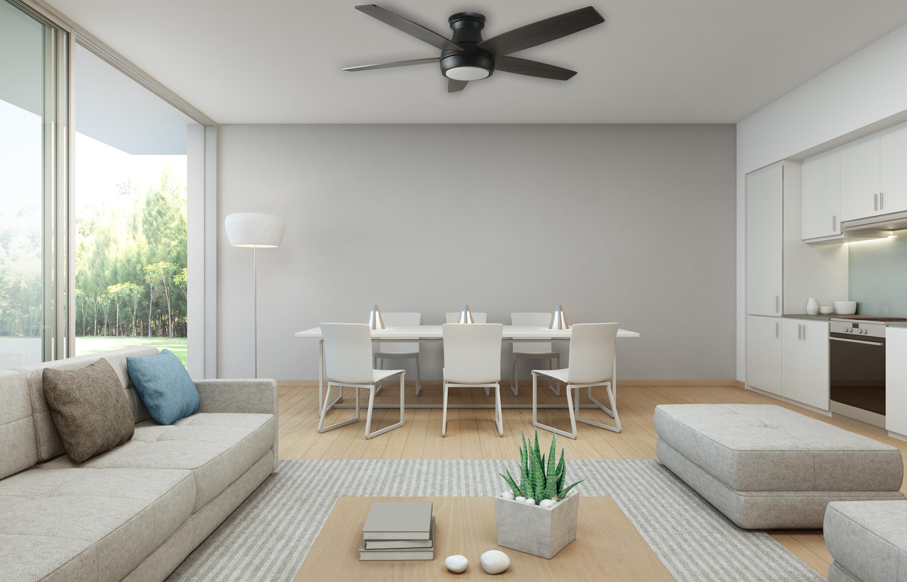 Lanier Falls 52" Indoor in Matte Black （63011R-MB)